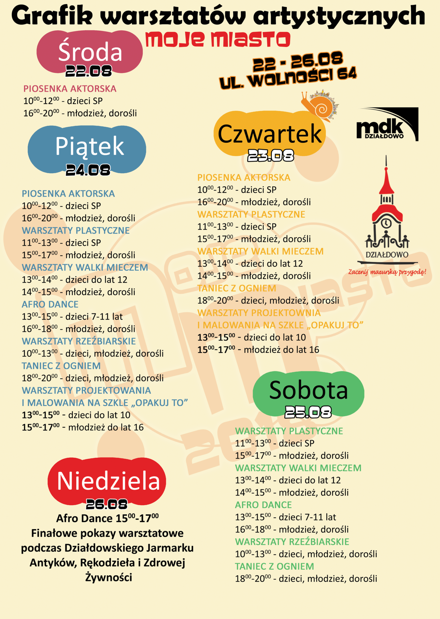 Trwają zajęcia warsztatowe Moje Miasto [zdjęcia]