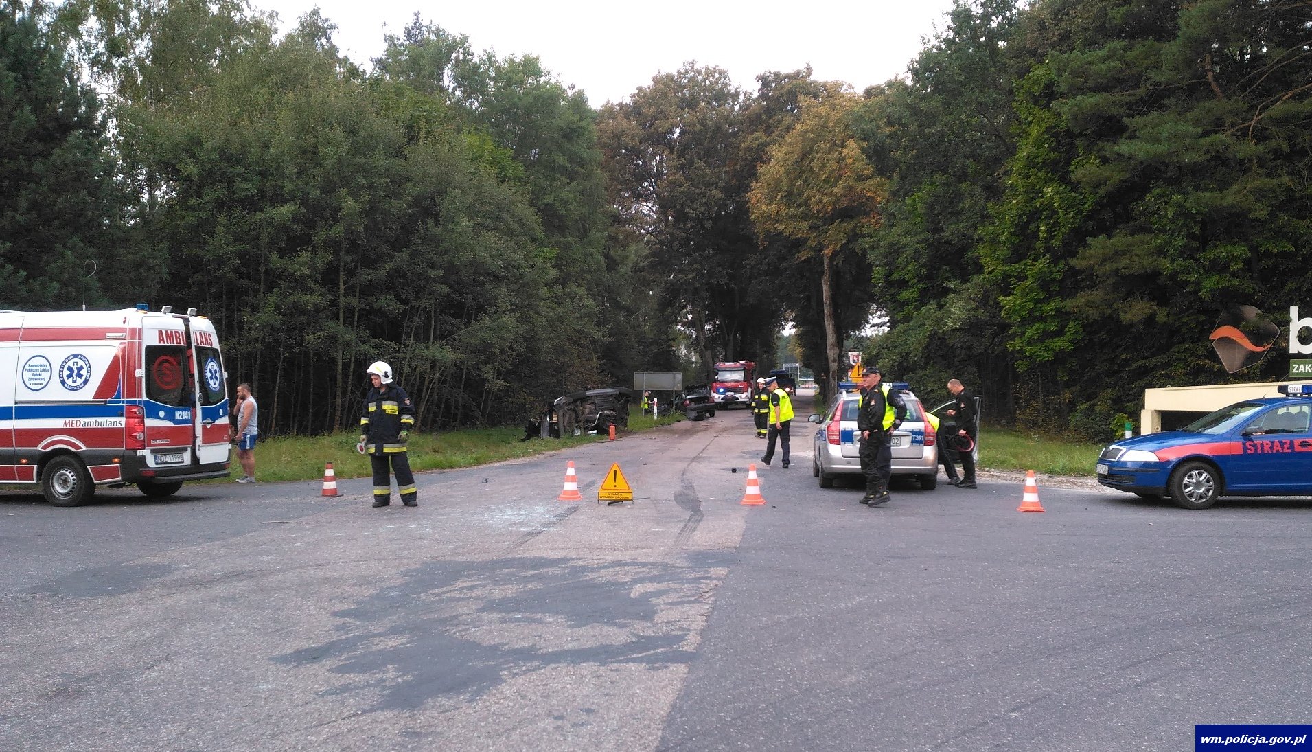 Śmiertelny wypadek w Gralewie Stacja