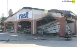 Supermarket „Rast” w ogniu!