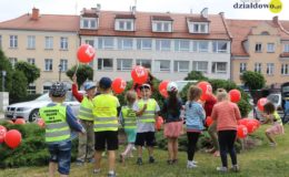 „Miasto, w którym mieszkam”. Happening przy działdowskiej fontannie