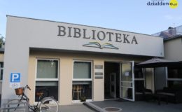 wejście do biblioteki w Działdowie