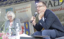 Sławomir Grzymkowski czytał wiersze Hanny Jolanty Wiśniewskiej