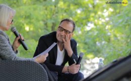 Sławomir Grzymkowski czytał wiersze Hanny Jolanty Wiśniewskiej