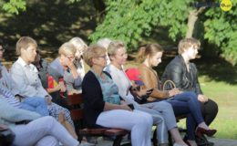 Sławomir Grzymkowski czytał wiersze Hanny Jolanty Wiśniewskiej