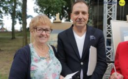 Sławomir Grzymkowski czytał wiersze Hanny Jolanty Wiśniewskiej