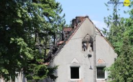 Pożar starej plebanii przy Kościele św. Wojciecha!