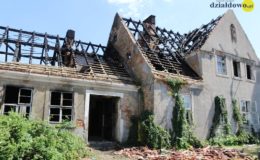 Pożar starej plebanii przy Kościele św. Wojciecha!