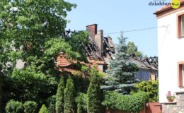 Pożar starej plebanii przy Kościele św. Wojciecha!