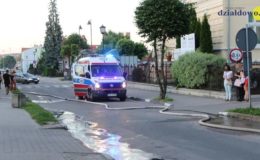 Pożar kamienicy na ulicy Hallera