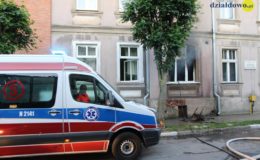 Pożar kamienicy na ulicy Hallera
