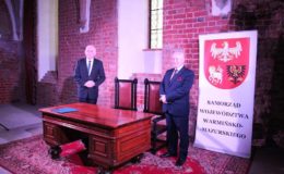 Podpisanie umowy na zagospodarowanie zamku w Działdowie