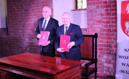 Podpisanie umowy na zagospodarowanie zamku w Działdowie
