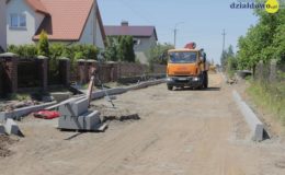 Trwa budowa ulicy Traugutta w Działdowie