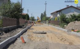 Trwa budowa ulicy Traugutta w Działdowie