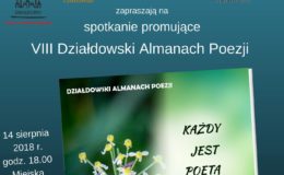 Zapraszamy na promocję Działdowskiego Almanachu Poezji