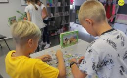 W naszej bibliotece był „Turniej Układania Puzzli Na Czas”