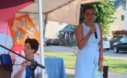 Olga Bończyk i Powiatowe Wieczory z Poezją w Płośnicy