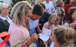 Olga Bończyk i Powiatowe Wieczory z Poezją w Płośnicy