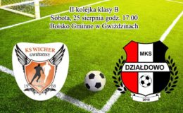 W sobotę MKS Działdowo na wyjeździe zagra z Wichrem Gwiździny