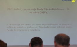 XLV – nadzwyczajnej sesji Rady Miasta Działdowo