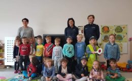 Spotkanie policjantek z przedszkolakami. W trosce o bezpieczeństwo najmłodszych
