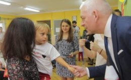 Grupa „Serduszek” już po pasowaniu na przedszkolaka