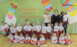 Grupa „Serduszek” już po pasowaniu na przedszkolaka
