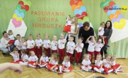 Grupa „Serduszek” już po pasowaniu na przedszkolaka