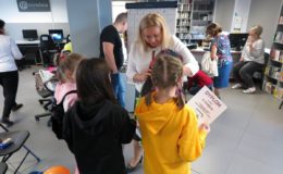 Bajkowa Gra Miejska w naszej bibliotece