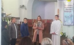 Występ uczniów z ZS nr 2 w kościele pw. Podwyższenia Krzyża Świętego