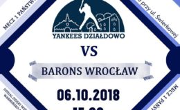 Yankeesi Działdowo wicemistrzem Bałtyckiej Ligi Baseballu i mistrzem 1 ligi w sezonie 2018