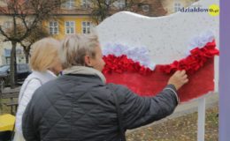 Barwy narodowe. Happening przy Ratuszu w Działdowie [zdjęcia, film]