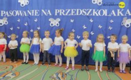 Pasowanie w grupie Motylków w Przedszkolu nr 1