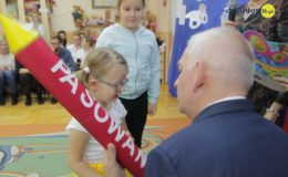 Pasowanie w grupie Motylków w Przedszkolu nr 1