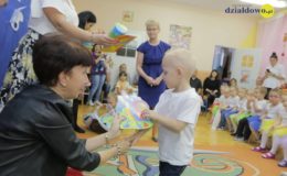 Pasowanie w grupie Motylków w Przedszkolu nr 1