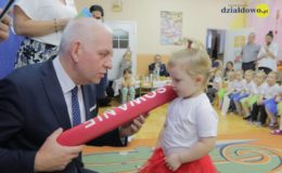 Pasowanie w grupie Motylków w Przedszkolu nr 1