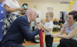 Pasowanie w grupie Motylków w Przedszkolu nr 1