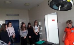 II Liceum Ogólnokształcące z wizytą na oddziale ratunkowym
