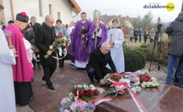 Poświęcenie symbolicznego grobu Błogosławionych Męczenników Działdowskich