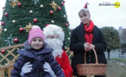 Choinka rozbłysła dziesiątkami światełek