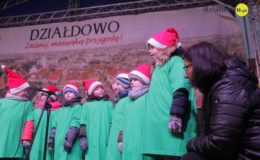 Choinka rozbłysła dziesiątkami światełek