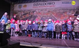 Choinka rozbłysła dziesiątkami światełek