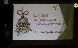 Wigilijne kolędowanie z Chórem Concentus [film, zdjęcia]