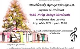 Zapraszamy na koncert - DAR Świąt Bożego Narodzenia