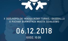 Baseballowe Mikołajkowe granie w Działdowie pod Patronatem Burmistrza Miasta