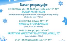MDK zaprasza na Ferie 2019