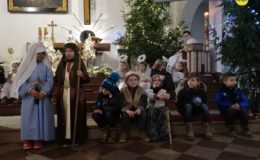Jasełka podczas Mszy Świętej