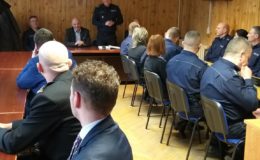Podsumowanie roku 2018 w komendzie powiatowej policji w Działdowie oraz uroczyste przekazanie trzech radiowozów dla działdowskich policjantów [zdjęcia]