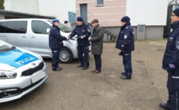 Podsumowanie roku 2018 w komendzie powiatowej policji w Działdowie oraz uroczyste przekazanie trzech radiowozów dla działdowskich policjantów