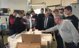 Uczniowie zwiedzili Zakład Obróbki Skrawaniem ABF